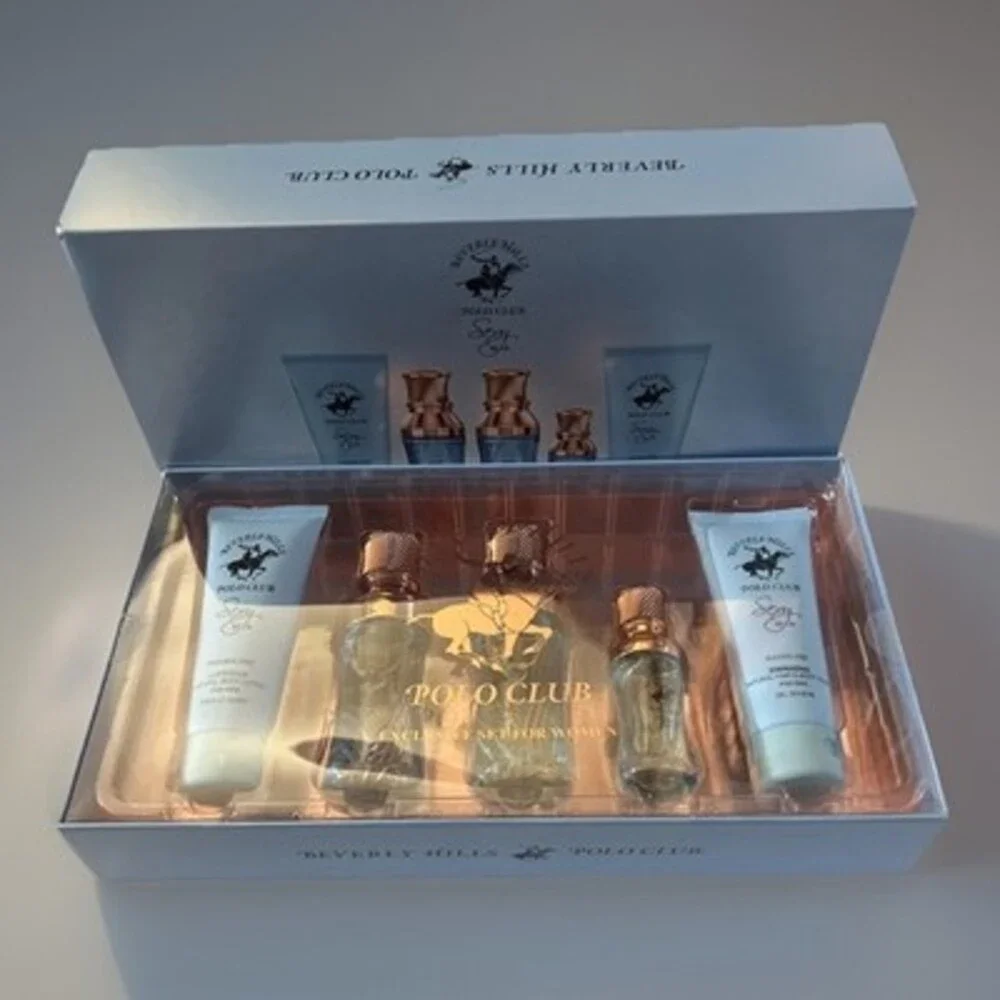 Beverly Hills Women’s Polo Club Sexy Blue 5 Piece Gift Set Free Shipping